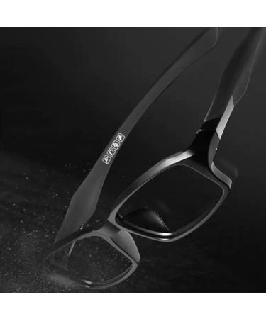 Buy GHARAZ Fashionable Sporty Reading Glasses for Men - Lightweight TR90 Presbyopia Glasses 2.0+ Black | International Shipping Available - Buy Online on GoSupps.com