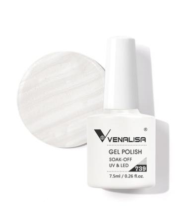 Gel Nail Polish 7.5ml Upgraded High Pigmentation Funny Bunny Glitter Gel Lacquer Nail Art Manicure Nail Gel Polish - (Color: 739)