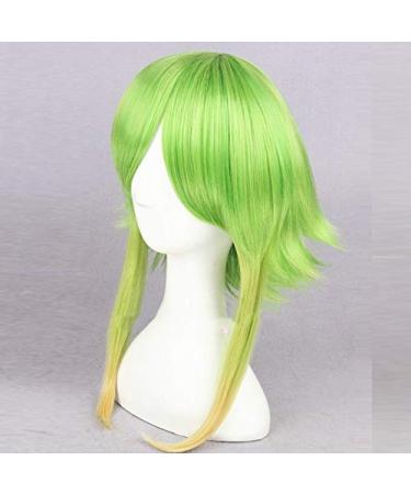 Vocaloid Gumi Megpoid 35cm Ombre Short Layered Fluffy Synthetic Hair Wig | Cosplay Wig for Parties + Wig Cap - International Shipping Available - Buy Online on GoSupps.com