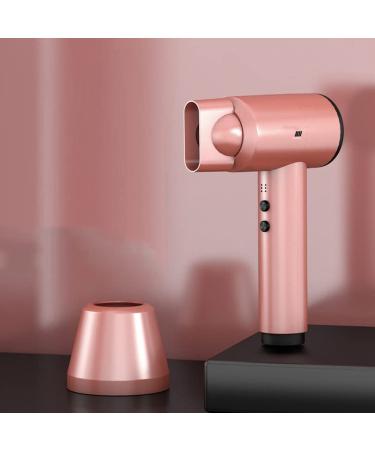 Lightweight Cordless Hair Dryer Women Thermostatic Hair Care Blow Dryer 6-Speed Adjustment of Hot and Cold Air 5000Mah Large Battery A