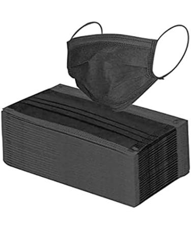 Jingxu 50pcs- Disposable kIDs Facemask children (Plain Black) - Buy Online on GoSupps.com