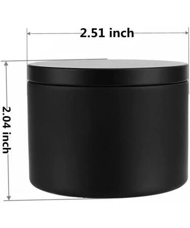 24 Pieces 4 Oz Black Candle Tins - Candle Jars with Lids for Making Candles, Arts & Crafts, Storage, and Gifts - Buy Online on GoSupps.com