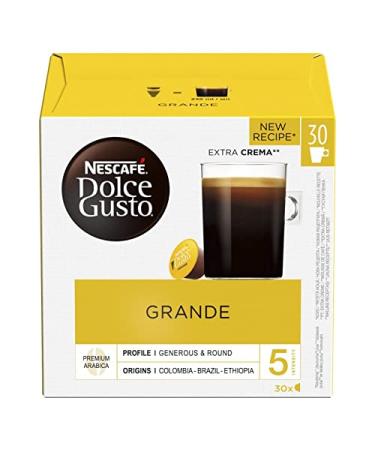 DOLCE GUSTO - 30 Nescafé Grande Capsules - (Pack of 3)