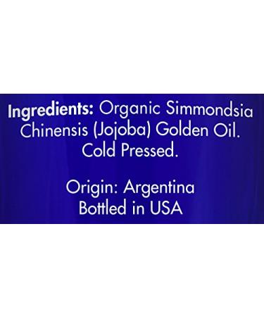 Organic Jojoba Oil 4 OZ | 100% Pure Cold Pressed Oil for Skin Hair Face and Nails by Zongle Therapeutics - Buy Online on GoSupps.com