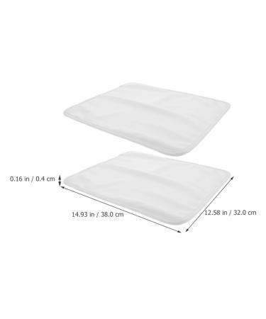 Frcolor 2 Pack Reusable Castor Oil Compress Cloths - Absorbent Flannel for Belly & Joint Relaxation - Buy Online on GoSupps.com
