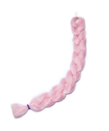 Shop Pink Jumbo Braids Extensions - 41 Synthetic Kanekalon Crochet Hair - 165g Colorful Braiding Hair - Buy Online on GoSupps.com