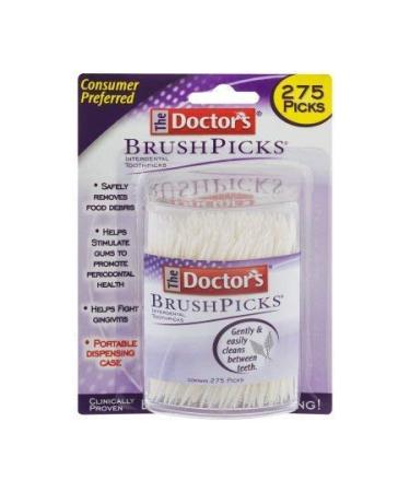 Doctor's BrushPicks 550 Total, Pack of 2 - Dental Toothpicks for Oral Care - Buy Online on GoSupps.com