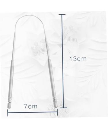 Buy Stainless Steel Tongue Scraper - Ayurvedic Tongue Cleaner for Optimal Hygiene | International Shipping - Buy Online on GoSupps.com