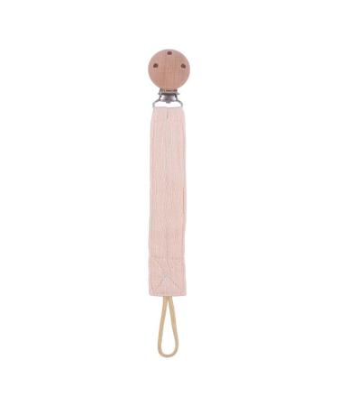 Perzoe baby pacifier holder baby equipment pacifier clip soft fabric baby pacifier clip comfortable durable baby pacifier holder newborn pacifier chain baby accessories beige