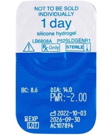 Buy SH-System Plus Daily Lenses - 30 Pieces | -7.00 Diopters 8.6 mm BC 14.0 mm DIA | International Shipping Available - Buy Online on GoSupps.com