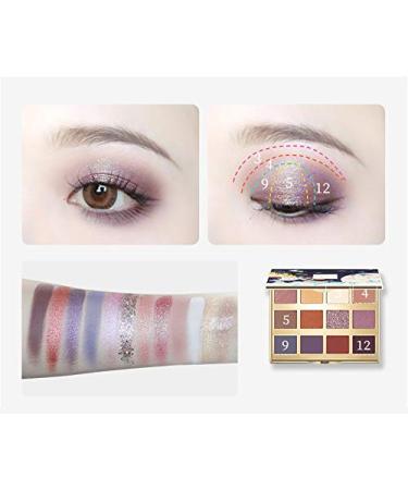 CATKIN Eyeshadow Palette - 12 Color Matte Glitter Shimmer Metallic Shadows | Highly Pigmented Creamy Texture | Natural Bronze Neutral Makeup - Buy Online on GoSupps.com