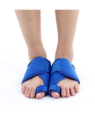 Verve Jelly Bunion Corrector - Day & Night Relief for Hallux Valgus Bunion Pain and Flat Feet | Arch Support Pads & Bunion Rails (Blue) - Buy Online on GoSupps.com
