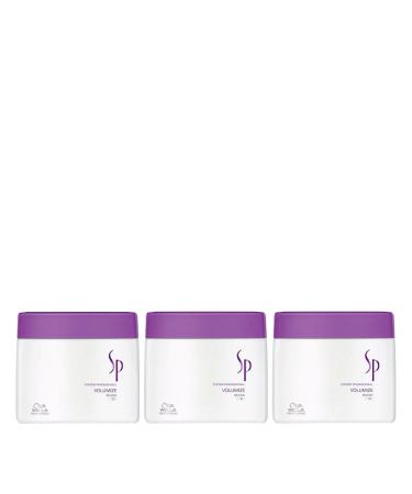 Wella SP Volumize Mask 3 x 400 ml for fine hair System Professional Care Hair Treatment