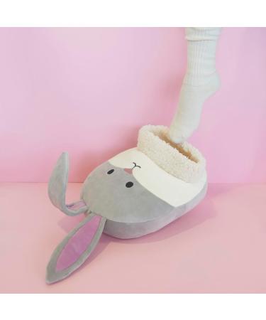 Balvi Foot Warmer Rabbit - Grey | Soft Polyester | Flexible Ears | 39x30x7 cm | Perfect for Cozy Comfort - Buy Online on GoSupps.com