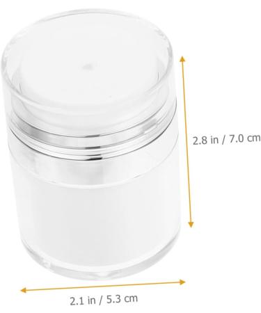 minkissy Cream Bottle Amber Jars Makeup Glasses Cosmetic Cream Jar Lip Sample Containers Amber Glass Jars Body Scrub Containers with Lid Cream Holder Travel Portable Butter Acrylic Acid - Buy Online on GoSupps.com