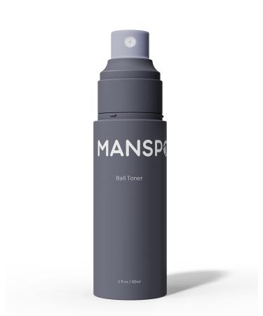 MANSPOT Ball Spray Deodorant for Men  Relieve Inflammation Irritation  Anti-irritant  Neutralize Odor  Natural & Fragrance-Free Body & Groin Spray for Men  2oz /60ml