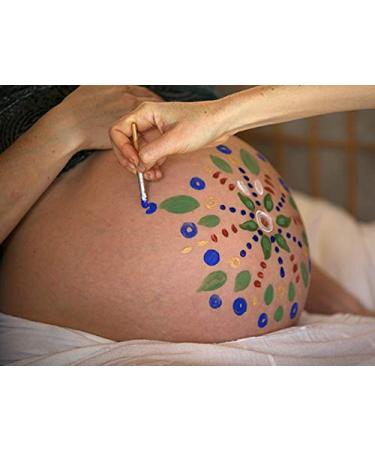 Natural Earth Paint Mini Face Paint Kit - Non-Toxic, Long Lasting, High Quality - 4 Vibrant Colors, Hypoallergenic for Halloween, Festivals - Buy Online on GoSupps.com