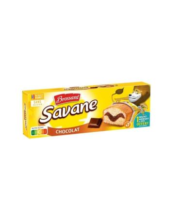 G n rique Brossard Savannah Pocket Chocolate X7 210g - Pack of 4 - Sold as a Set