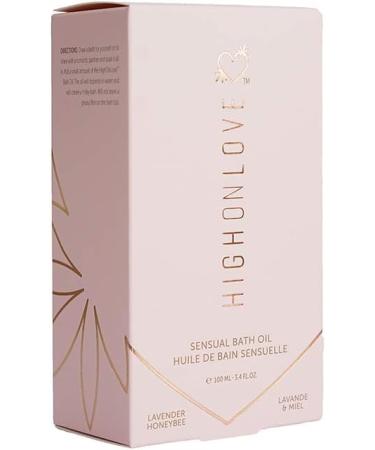 High on Love Lavender Honey Bath Oil - 1 Pack (247g) | Soothing Aromatherapy for Relaxation | International Shipping - Buy Online on GoSupps.com
