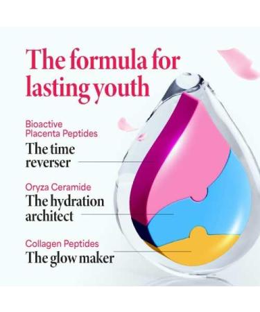 LABO Nutrition Le Ageless Placenta 99 with Ceramides -Placenta Supplement with Collagen Peptides Oryza Ceramides-Skin Regeneration Hydration Anti-Aging Wrinkle Support Immune Health 60 Capsulesx3 - Buy Online on GoSupps.com