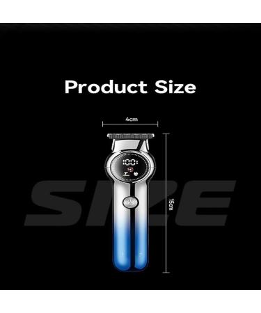 Professional Electric Hair Clipper - Cordless Rechargeable Hair Cutting Tool with LED Display for Home & Salon Use - Buy Online on GoSupps.com