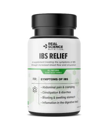 Real Science Nutrition Offers IBS Relief a Natural Irritable Bowel Syndrome Supplement to Help Relieve Gas Bloating Diarrhea Constipation and Support Digestive Health