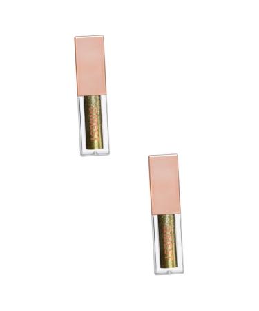 DOITOOL 2 Pcs Eyeshadow Glitter Liquid Eyeliners Shimmer Eyeliners Glow Eye Powder Eye Shadow Shine 1 count (Pack of 1) As Shownx2pcs