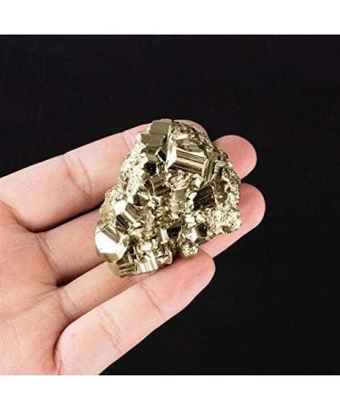 1PCS Natural Stone Raw Pyrite and Minerals Crystal Decoration Nugget Pyrite Irregular Energy Crystals Specimen Decor 60 70g outstanding78 - Buy Online on GoSupps.com