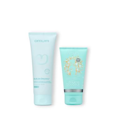 OMUM - Duo shampoing et apr s-shampoing - Ma Bulle Douceur + Mon Baume Douceur - Routine capillaire naturelle et revitalisante - Sans sulfate bio & vegan - Compatible grossesse et allaitement