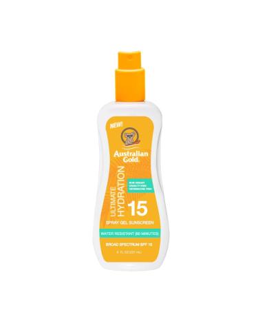 Australian Gold SPF 15 Spray Gel 237ml 237 ml (Pack of 1) Clear