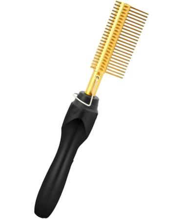 Electric Hair Straightener Curler - Multifunction Wet & Dry Comb for Black Hair Styling - Buy Online on GoSupps.com