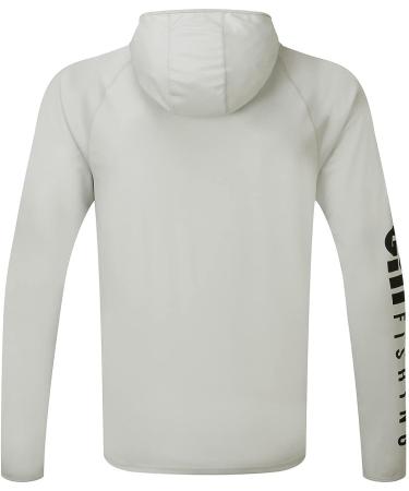 GILL Men's XPEL Long Sleeve Fishing Sun Hoodie - Medium Glacier | 50+ UV Protection, Water & Stain Repellent - Buy Online on GoSupps.com