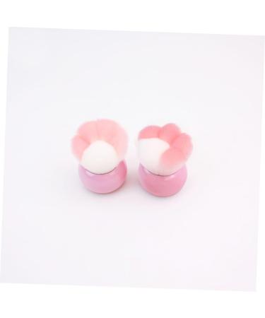 FRCOLOR 2pcs Professional Makeup Brushes - Travel Nail & Cosmetic Tools in Pink | Foundation & Powder Brushes - Buy Online on GoSupps.com