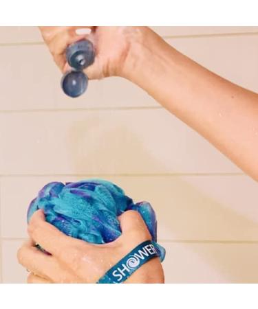 Shower Bouquet Loofah Bath Sponge Swirl Deep Set XL 75g - 4 Pack Soft Mesh Net Luffa Loofa Puff - Exfoliating Body Scrubber for Women and Men - Buy Online on GoSupps.com