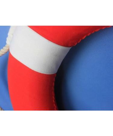 Hampton Nautical 15 Red Lifering with White Bands - Decorative Nautical Decor - Buy Online on GoSupps.com