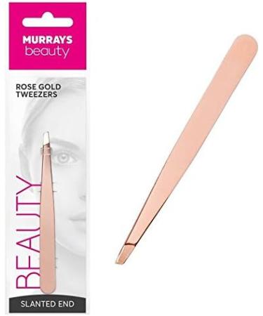 Murrays Manicure Slanted Metal Tweezer Rose Gold - Buy Online on GoSupps.com