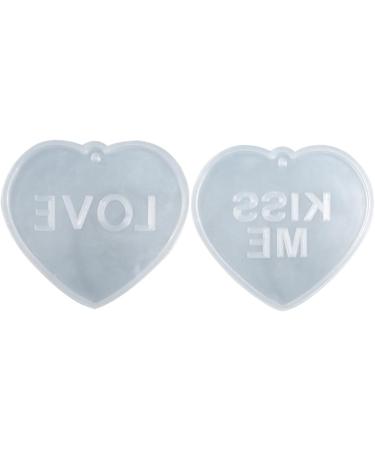 VILLCASE 4 Pcs Love Silicone Mold Silicone Keychain Wedding Resin Molds Diy Supply Lovers Bags Supplies As Shownx2pcs 6.7X6cmx2pcs - Buy Online on GoSupps.com