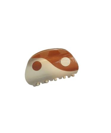 New 2025 New Yin Yang Hair Claws Geometric Acetate Semicircle Colorful Crab Claw Barrette Hair Accessories Jewelry Fashion Accessories Creative Gift