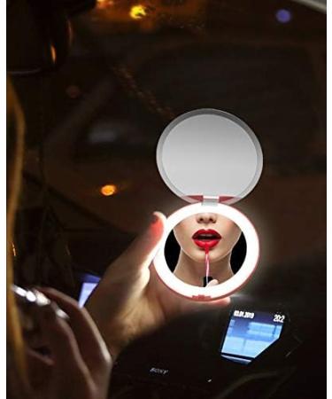 Generic compact led mirror (Lipstick Red) - Buy Online on GoSupps.com