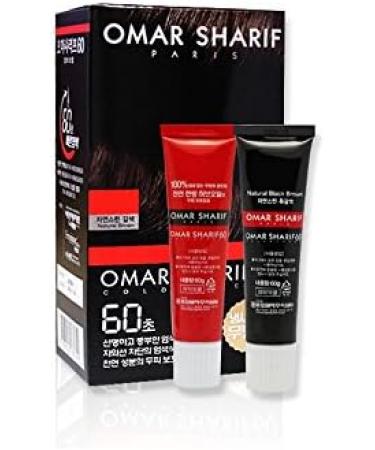 Omar Sharif Speedy Hair Dye Set Natural Chestnut Fast Hair colour Ammonia Free No Odor Covers Gray Hair in Just 60 Seconds - Buy Online on GoSupps.com