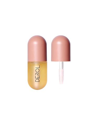 DEROL Natural Hydrating Lip Plumper - Lip Serum For Fullness Lip Care Lip Plumping Balm 5.5ml Ginger Essence Lip Enhancer Moisturizing Lip Plumper 1Pcs