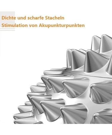 Buy Hedgehog Ball & Acupressure Rings Set - Stress Relief & Finger Massage - International Shipping - Buy Online on GoSupps.com