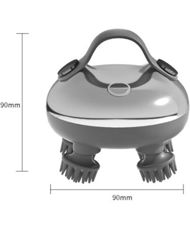 Naugan Electric Scalp Massager | Rechargeable Waterproof Head Massager for Stress Relief & Scalp Relaxation - Buy Online on GoSupps.com