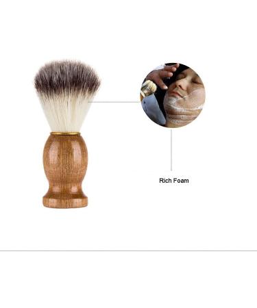 Zalati Soft Badger Hair Shaving Brush for Men - Premium Wooden Handle for Wet Shaving | International Shipping Available - Buy Online on GoSupps.com