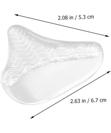 Mobestech 6 Pairs Forefoot Pad Orthotic Insoles - Wedge Pillow Shoes Cushion for Ball of Foot - Absorption Inserts & Dancer Pads - Half Size PU White - Buy Online on GoSupps.com