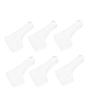 Osaladi 50 pieces of glasses leg covers Brille holder ear handle ear anti-slip holder for glasses anti-holder for glasses for glasses ear hooks made of silicone glasses brick medium medium pebbles