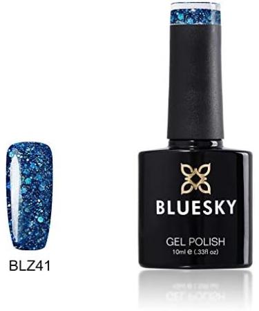 Bluesky Teal Mult iBlue Glitter Sparkle One With The Sea BLZ41 Nail Gel Polish UV LED Soak Off 10ml SPECIAL PRICE - Buy Online on GoSupps.com