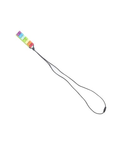 Baby Teether Necklace - 5 Colorful Low Temp Resistant Silicone Pendants for Boys (Green) - Buy Online on GoSupps.com