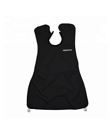 Beard Apron Hair Clippings Catcher Bib Shaving and Grooming Cape Sheet Perfect for Men Husband Adult Black