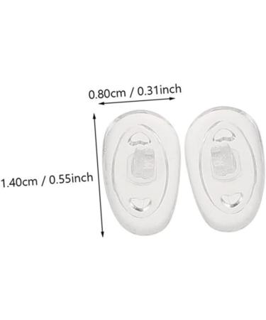 Healeved 40 Pairs Screw Glasses Nose Pads - Non-Slip Silicone Protection for Glasses - Comfort & Stability Bridge Pad Kits - Buy Online on GoSupps.com